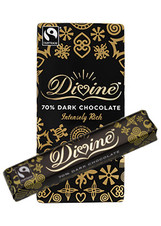 Chocolate Divine Oscuro - Caja de 10 Tabletas
